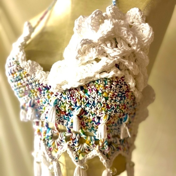 RAINBOW FESTIVAL OR BIKINI TOP - Picture 2 of 14